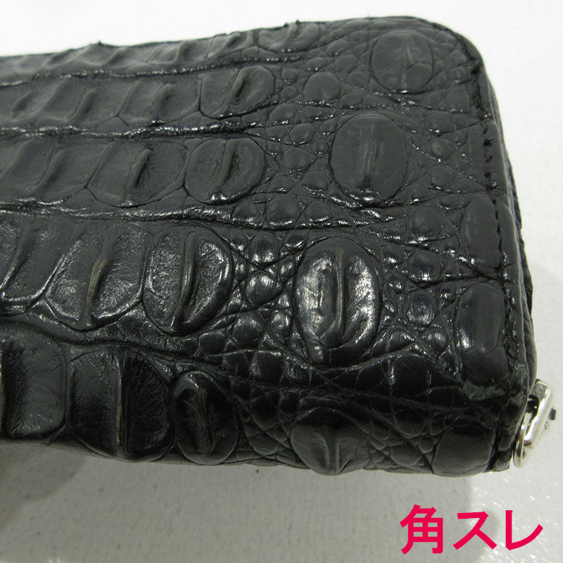 ALZUNI | アルズニ ラウンドファスナー 長財布 ブラック【三重本店】