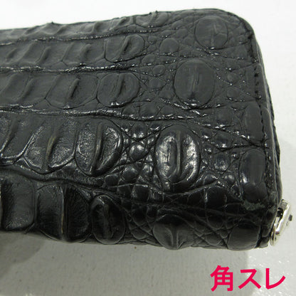 ALZUNI | アルズニ ラウンドファスナー 長財布 ブラック【三重本店】