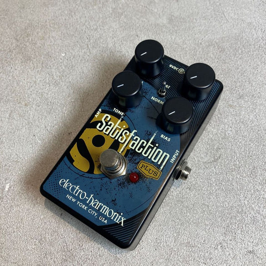 【新品】 Electro-Harmonix | エレクトロハーモニクス 楽器 Satisfaction Plus 送料無料!!　「Satisfaction」をさらに発展させたファズ・ペダル!!【三重本店】