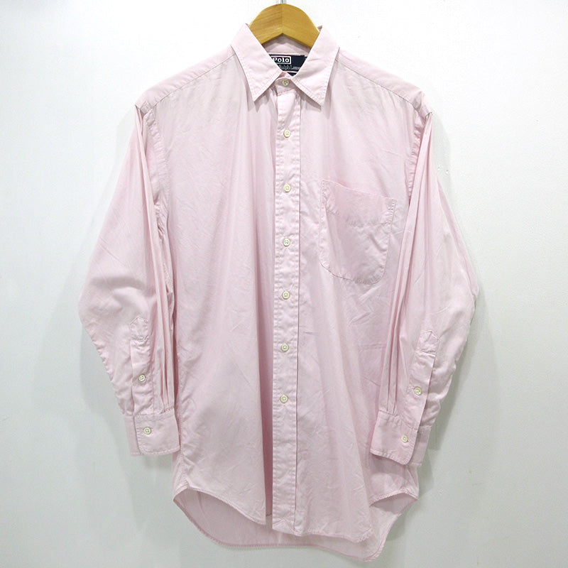 POLO RALPH LAUREN | ポロ・ラルフローレン the big dress shirt 長袖シャツ ピンク【三重本店】