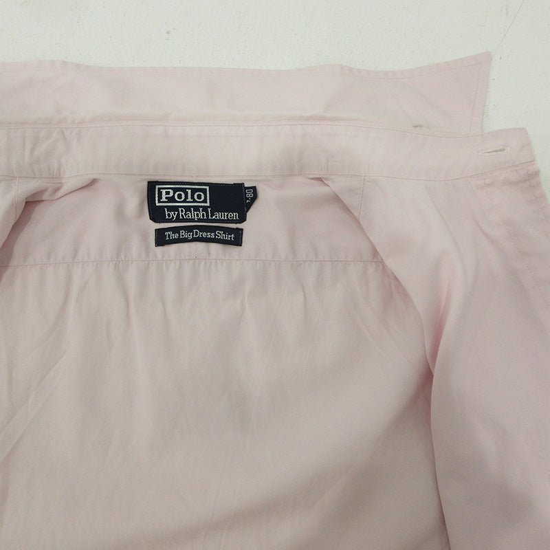 POLO RALPH LAUREN | ポロ・ラルフローレン the big dress shirt 長袖シャツ ピンク【三重本店】