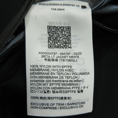 ARC'TERYX | アークテリクス BETA LT JACKET マウンテンパーカー ブラック サイズ：L【三重本店】