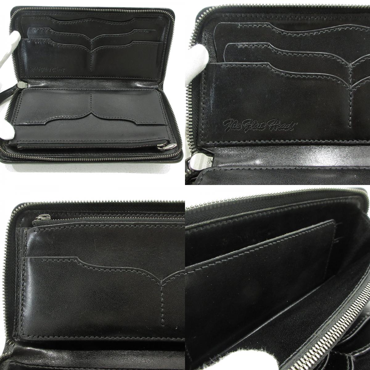 THE FLAT HEAD | ザフラットヘッド 長財布 ブラック【三重本店】