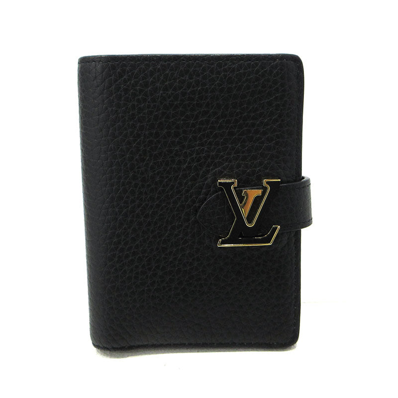 LOUIS VUITTON | ルイ・ヴィトン LVヴェルティカルウォレットコンパクト 二つ折り 二つ折り財布 M81561 ブラック【三重本店】