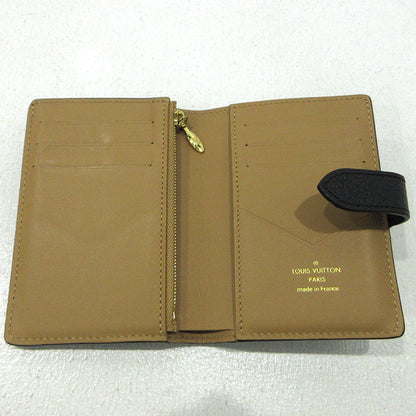 LOUIS VUITTON | ルイ・ヴィトン LVヴェルティカルウォレットコンパクト 二つ折り 二つ折り財布 M81561 ブラック【三重本店】