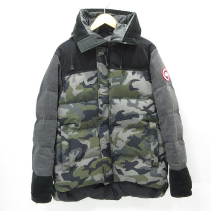 eYe COMME des GARCONS JUNYA WATANABE MAN | アイコムデギャルソンジュンヤワタナベマン × CANADA GOOSE カナダグース MacMillan Parka マクミラン 迷彩柄 総柄切替え ダウンジャケット WF-J901 グレー×マルチカラー カモ サイズ：L【三重本店】
