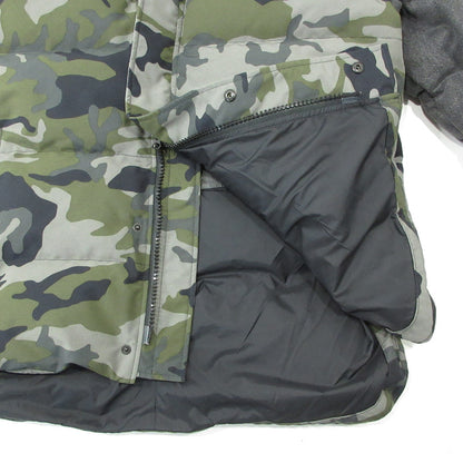eYe COMME des GARCONS JUNYA WATANABE MAN | アイコムデギャルソンジュンヤワタナベマン × CANADA GOOSE カナダグース MacMillan Parka マクミラン 迷彩柄 総柄切替え ダウンジャケット WF-J901 グレー×マルチカラー カモ サイズ：L【三重本店】