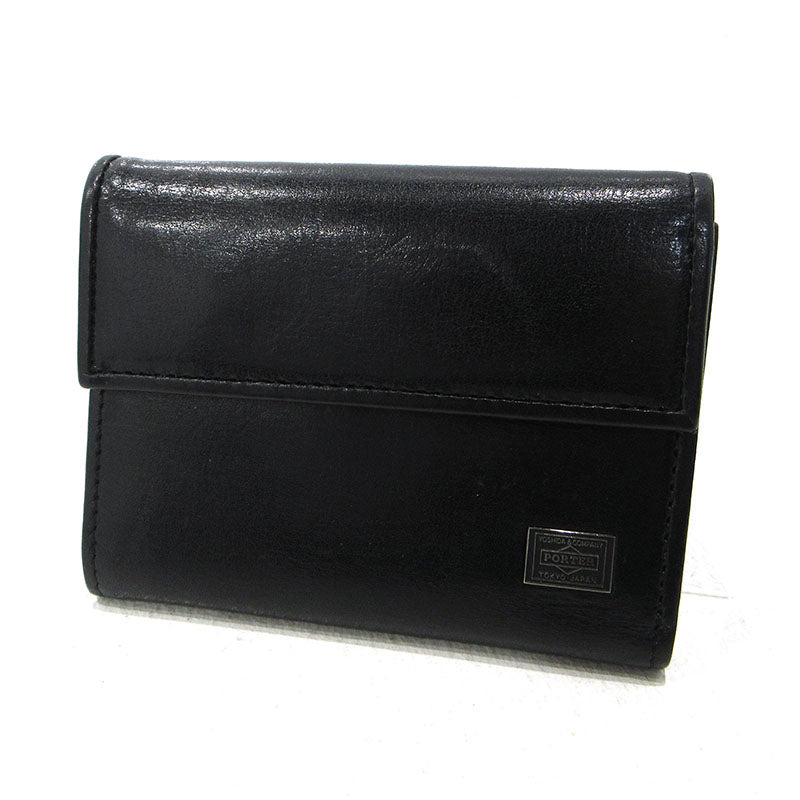 PORTER | ポーター PLUME 三つ折り財布 179-03874 ブラック【三重本店】