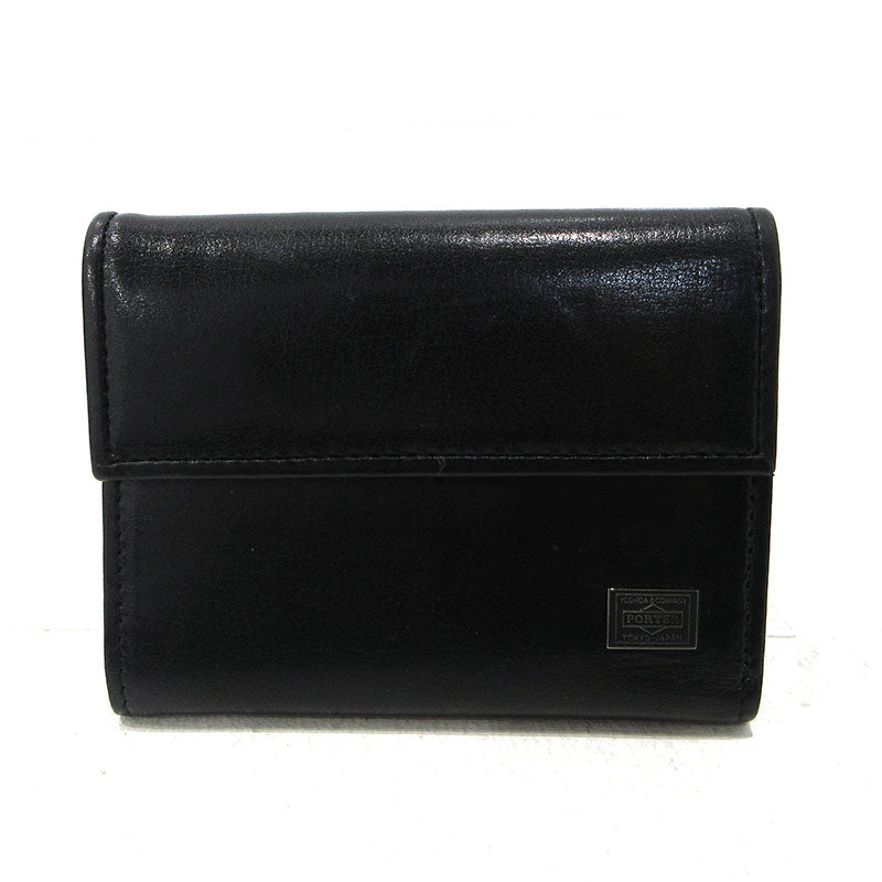 PORTER | ポーター PLUME 三つ折り財布 179-03874 ブラック【三重本店】