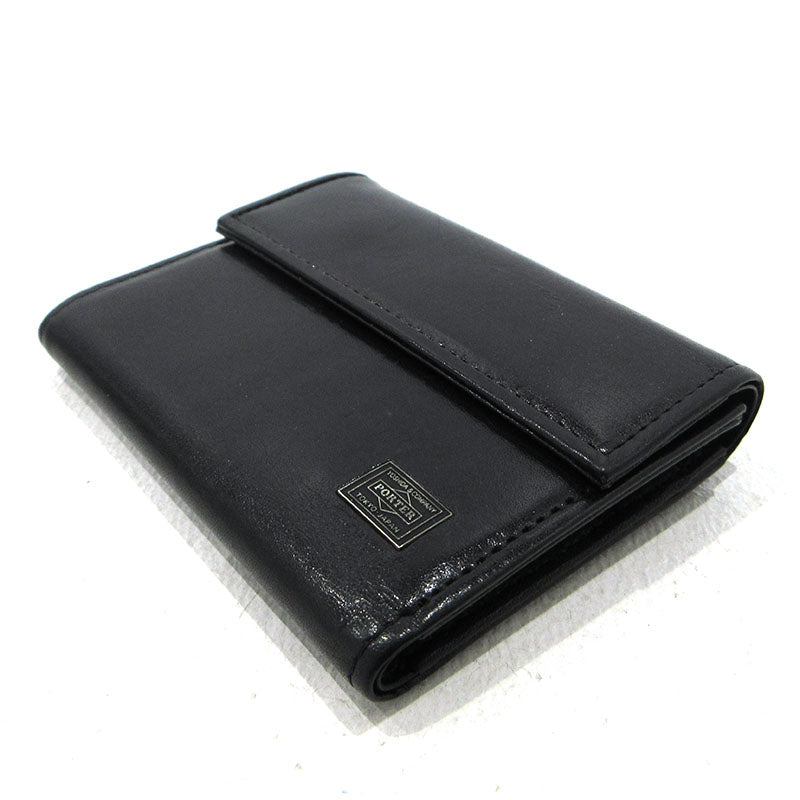 PORTER | ポーター PLUME 三つ折り財布 179-03874 ブラック【三重本店】