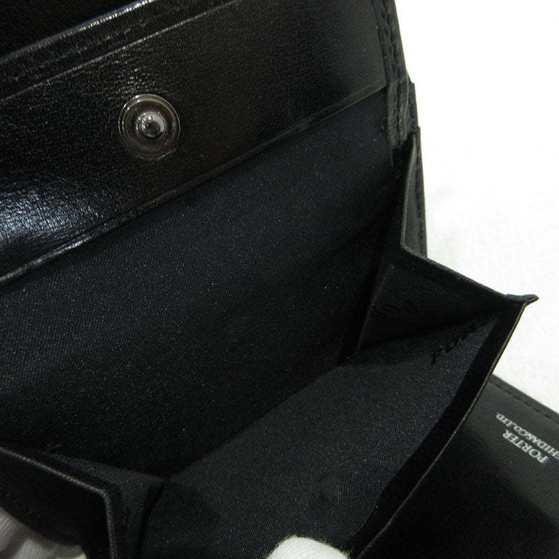 PORTER | ポーター PLUME 三つ折り財布 179-03874 ブラック【三重本店】
