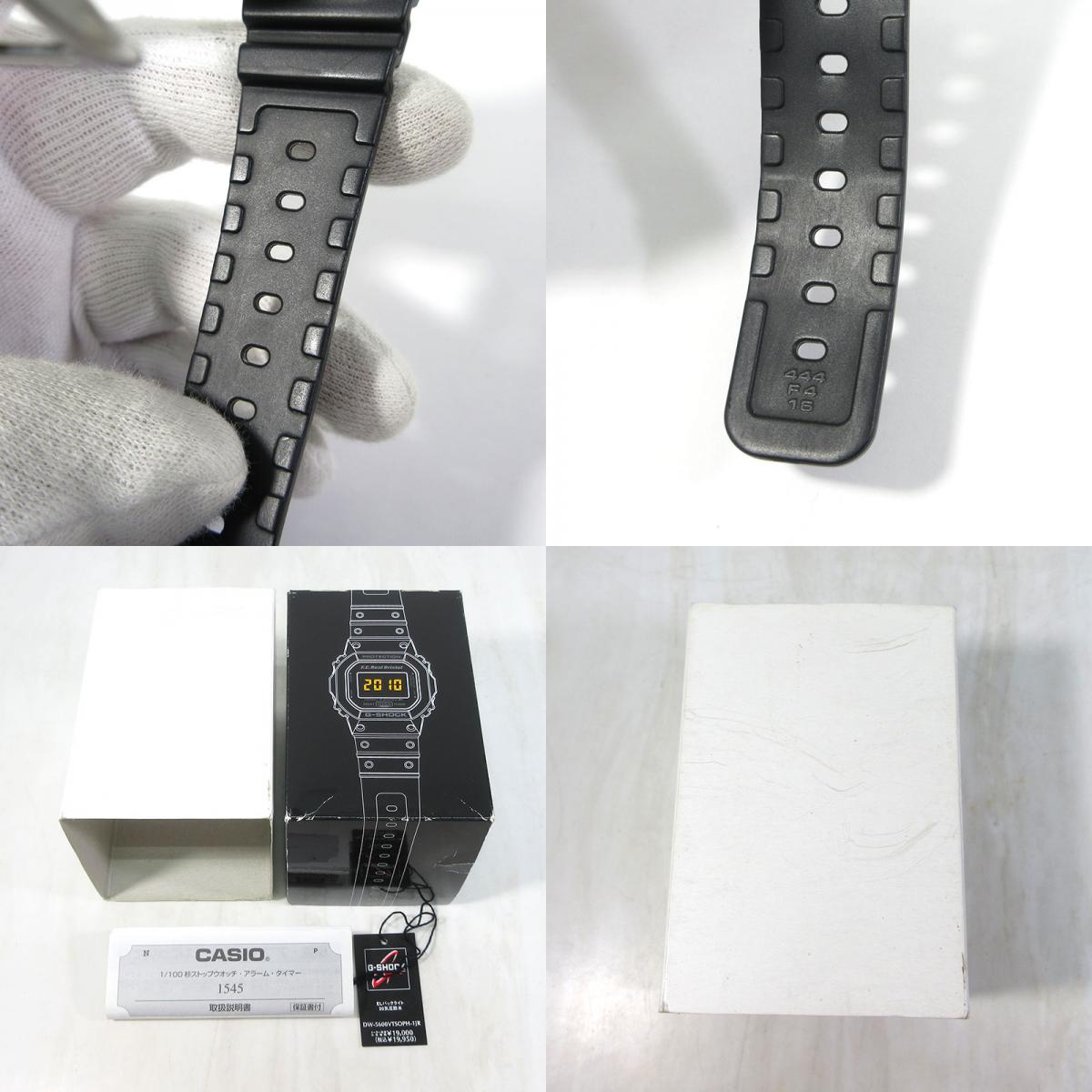 CASIO | カシオ G-SHOCK×F.C.R.B. コラボレーションモデル 腕時計 DW-5600VTSOPH-1JR デジタル表示 クオーツ ブラック【三重本店】