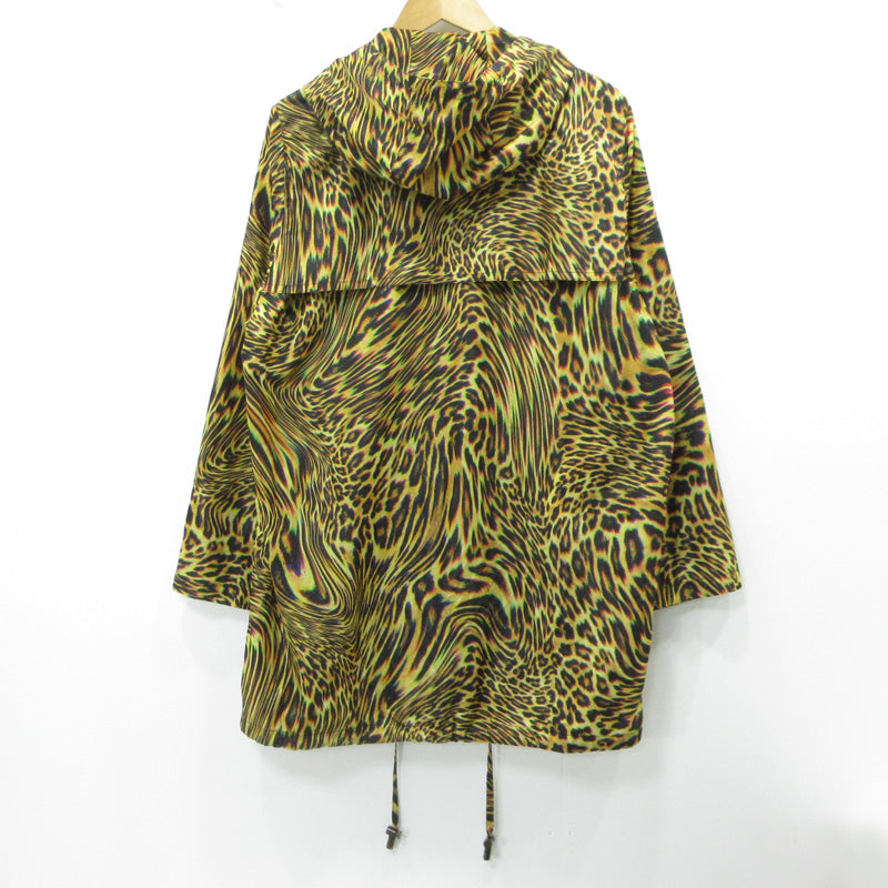 Maison Margiela | メゾンマルジェラ レオパードナイロンジャケット 豹柄 総柄ナイロンジップパーカー ナイロンジャケット S51AM0417 イエロー×ブラック ベージュ系 マルチカラー サイズ：36【三重本店】