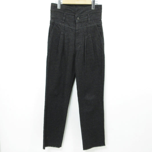 MAISON SPECIAL | メゾンスペシャル High Waist Denim Pants デニムパンツ ブラック サイズ：M【三重本店】