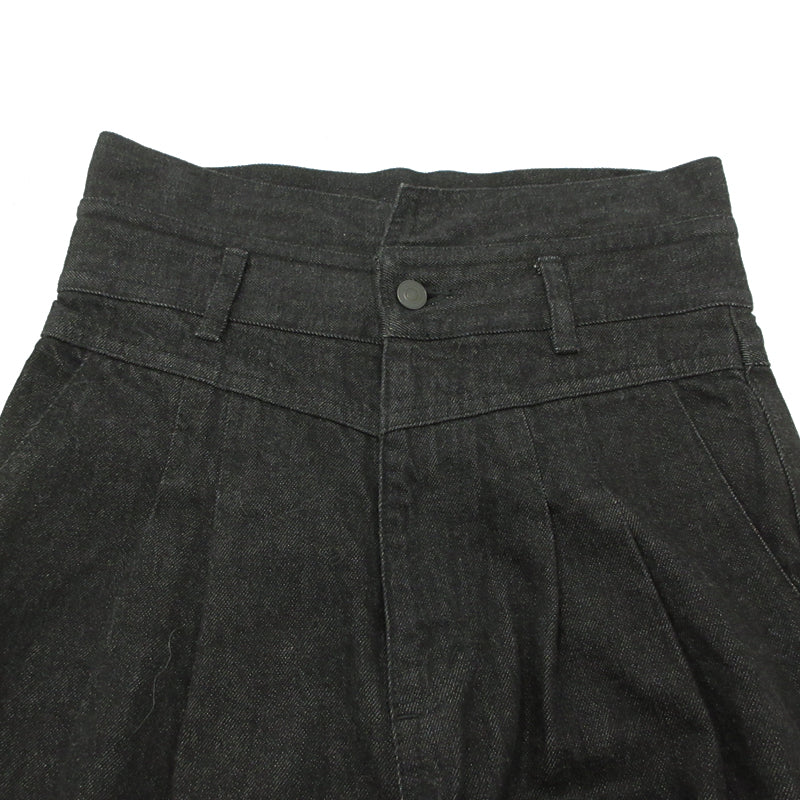 MAISON SPECIAL | メゾンスペシャル High Waist Denim Pants デニムパンツ ブラック サイズ：M【三重本店】