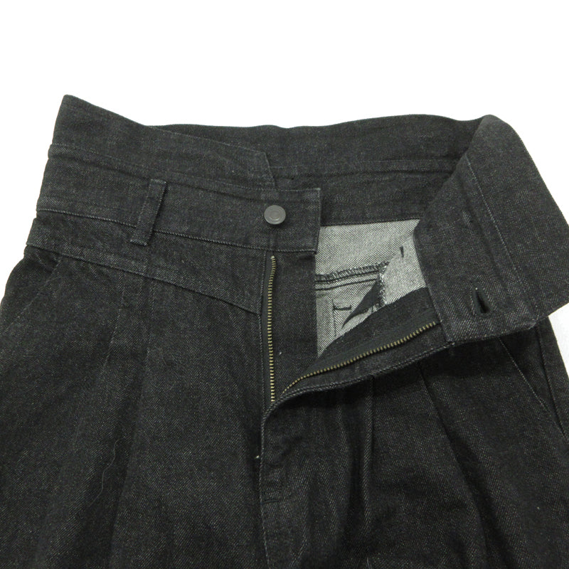 MAISON SPECIAL | メゾンスペシャル High Waist Denim Pants デニムパンツ ブラック サイズ：M【三重本店】