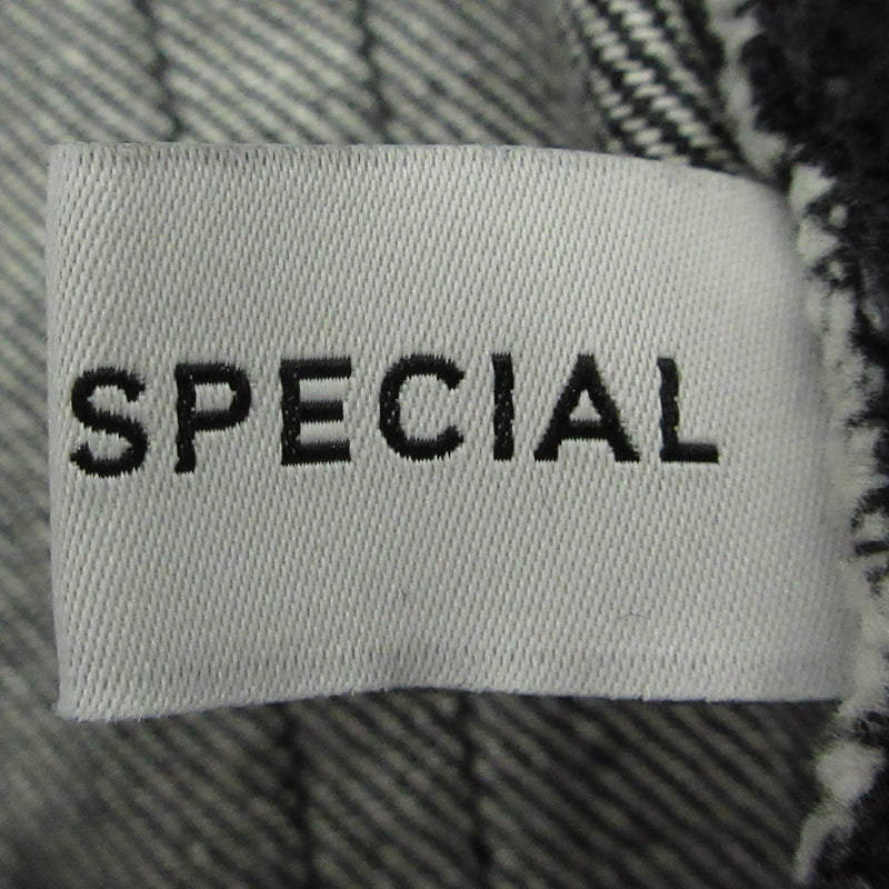 MAISON SPECIAL | メゾンスペシャル High Waist Denim Pants デニムパンツ ブラック サイズ：M【三重本店】