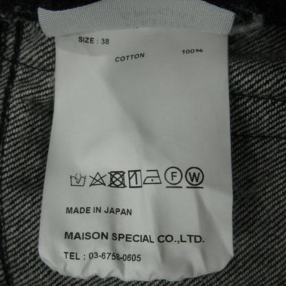 MAISON SPECIAL | メゾンスペシャル High Waist Denim Pants デニムパンツ ブラック サイズ：M【三重本店】