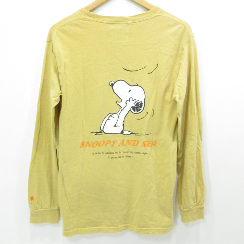 WIND AND SEA | ウィンダンシーウインダンシー PEANUTS 長袖Ｔシャツ イエロー サイズ：S【三重本店】