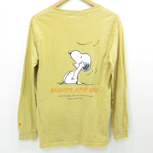 WIND AND SEA | ウィンダンシーウインダンシー PEANUTS 長袖Ｔシャツ イエロー サイズ：S【三重本店】