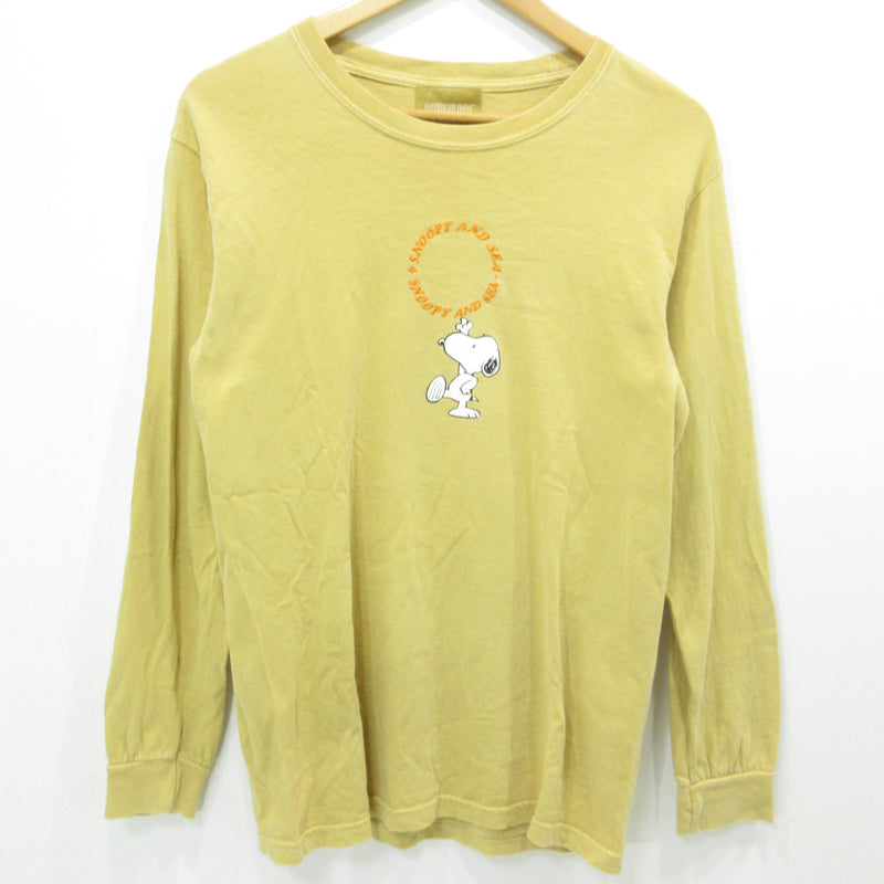 WIND AND SEA | ウィンダンシーウインダンシー PEANUTS 長袖Ｔシャツ イエロー サイズ：S【三重本店】