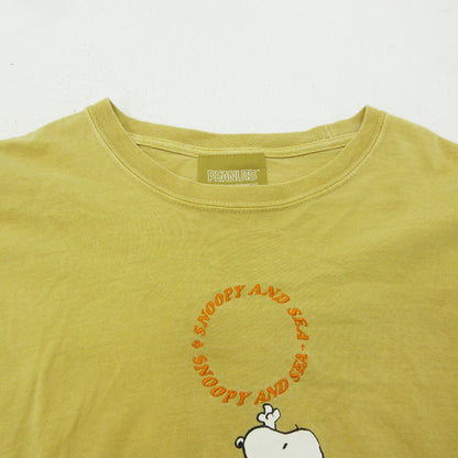 WIND AND SEA | ウィンダンシーウインダンシー PEANUTS 長袖Ｔシャツ イエロー サイズ：S【三重本店】