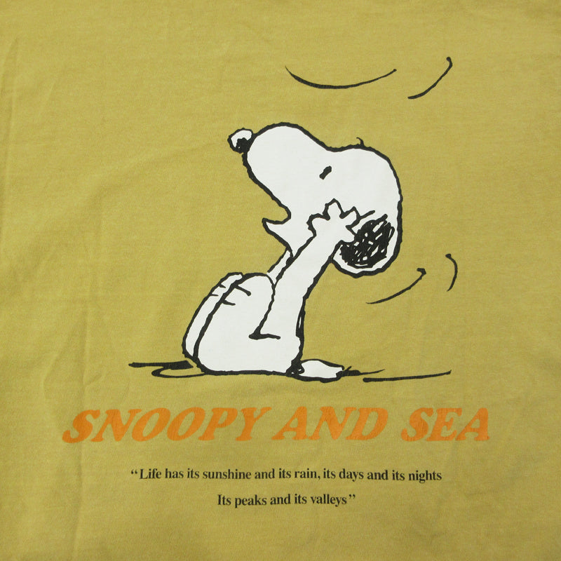 WIND AND SEA | ウィンダンシーウインダンシー PEANUTS 長袖Ｔシャツ イエロー サイズ：S【三重本店】