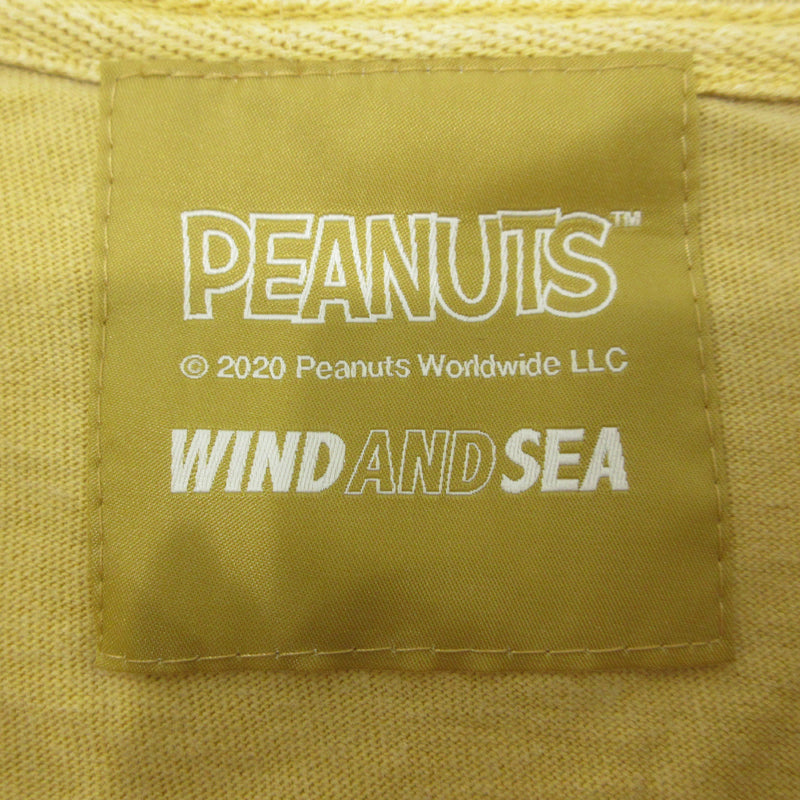 WIND AND SEA | ウィンダンシーウインダンシー PEANUTS 長袖Ｔシャツ イエロー サイズ：S【三重本店】