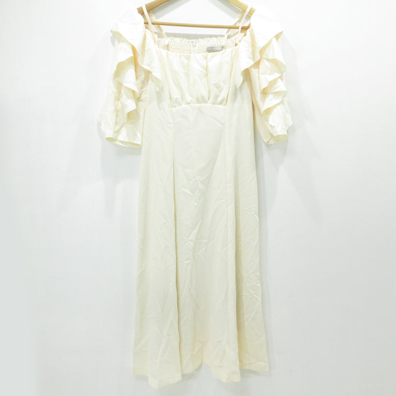 JILL BY JILL STUART | ジルバイジルスチュアート ビスチェキリカエラッフルワンピース ワンピース 125-3140018 ホワイト サイズ：M【三重本店】