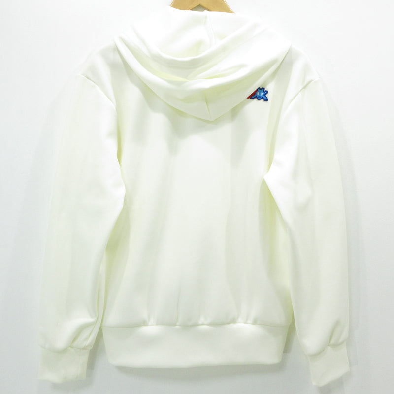 PLAY COMME des GARCONS | プレイコムデギャルソン ジップアップパーカー インベーダー パーカー AZ-T334-051-3-4 ホワイト サイズ：M【三重本店】