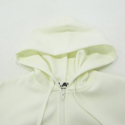 PLAY COMME des GARCONS | プレイコムデギャルソン ジップアップパーカー インベーダー パーカー AZ-T334-051-3-4 ホワイト サイズ：M【三重本店】