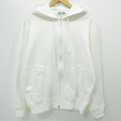 PLAY COMME des GARCONS | プレイコムデギャルソン パーカー AX-T343 ホワイト サイズ：L【三重本店】