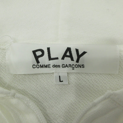 PLAY COMME des GARCONS | プレイコムデギャルソン パーカー AX-T343 ホワイト サイズ：L【三重本店】