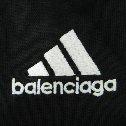 BALENCIAGA | バレンシアガ × adidas (アディダス) ロゴ刺繍ハイネック 長袖Ｔシャツ 724591 TNVP8 ブラック サイズ：S【三重本店】