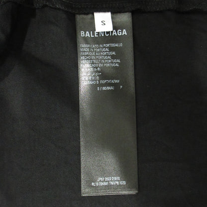 BALENCIAGA | バレンシアガ × adidas (アディダス) ロゴ刺繍ハイネック 長袖Ｔシャツ 724591 TNVP8 ブラック サイズ：S【三重本店】