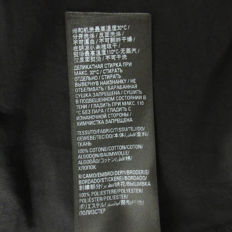 BALENCIAGA | バレンシアガ × adidas (アディダス) ロゴ刺繍ハイネック 長袖Ｔシャツ 724591 TNVP8 ブラック サイズ：S【三重本店】