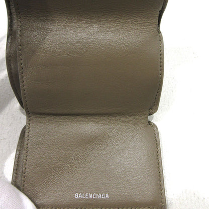 BALENCIAGA | バレンシアガ エブリデイ コンパクトウォレット 三つ折り財布 593813 ブラウン【三重本店】