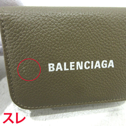 BALENCIAGA | バレンシアガ エブリデイ コンパクトウォレット 三つ折り財布 593813 ブラウン【三重本店】