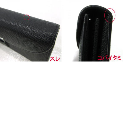 CELINE | セリーヌ ラージ 二つ折り トロッター ラージ フラップマルチファクション 長財布 107853 ブラック【三重本店】