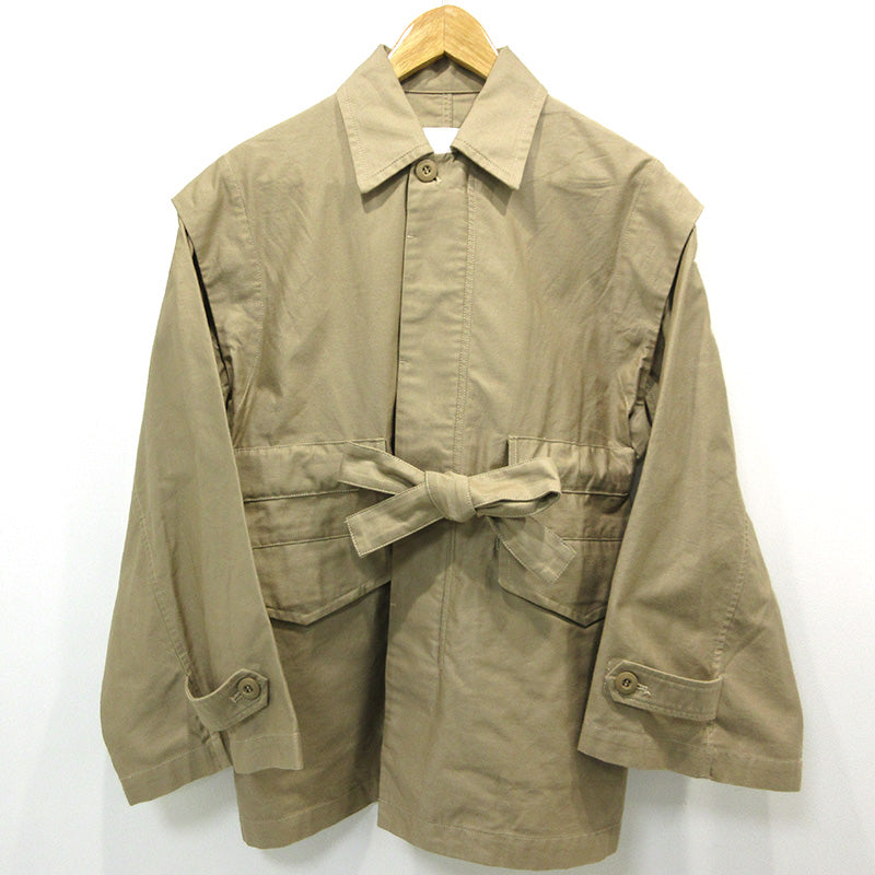 CLANE | クラネ 2way military jacket その他アウター ブラウン【三重本店】