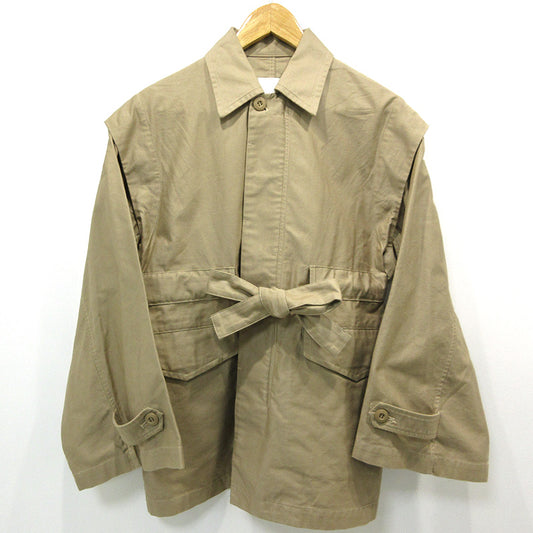 CLANE | クラネ 2way military jacket その他アウター ブラウン【三重本店】