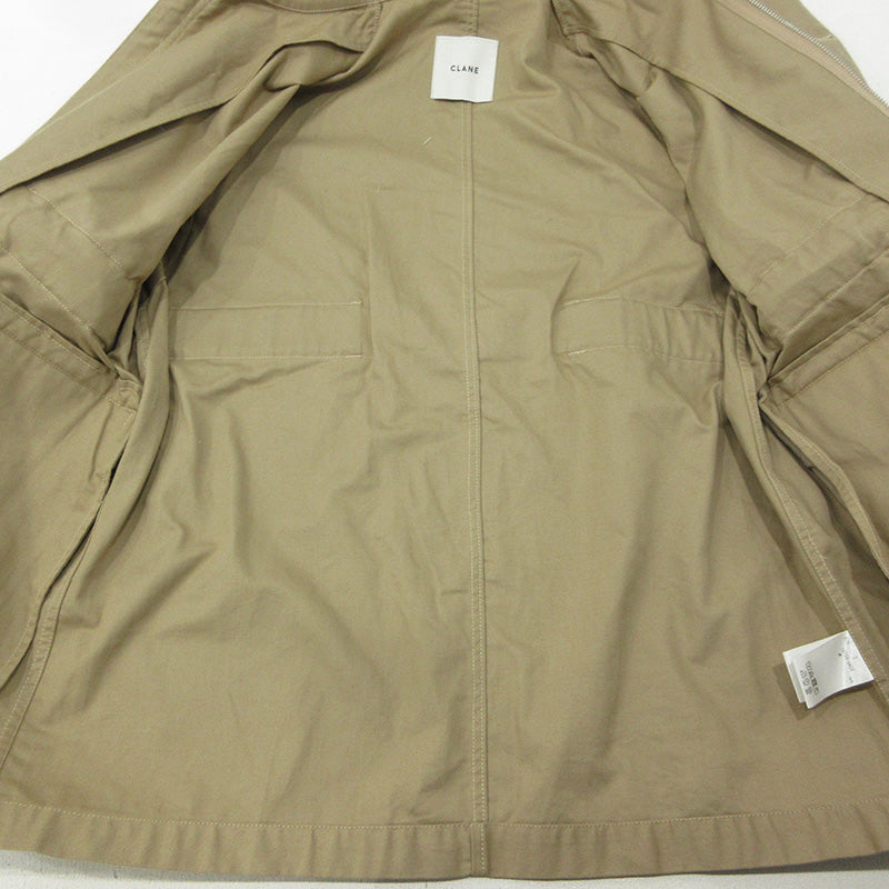 CLANE | クラネ 2way military jacket その他アウター ブラウン【三重本店】