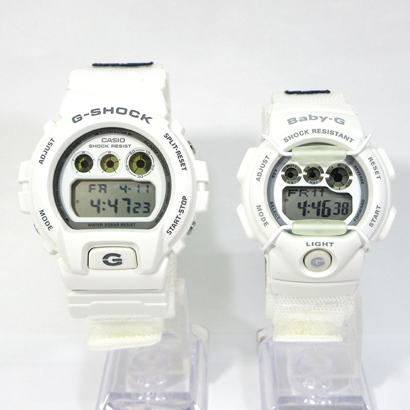 CASIO | カシオ G-SHOCK & Baby-G "G PRESENTS LOVER’S COLLECTION 2016" / ラバーズコレクション ラバコレ ペアウォッチ 腕時計 LOV-16C-7JR デジタル表示 クオーツ ホワイト【三重本店】