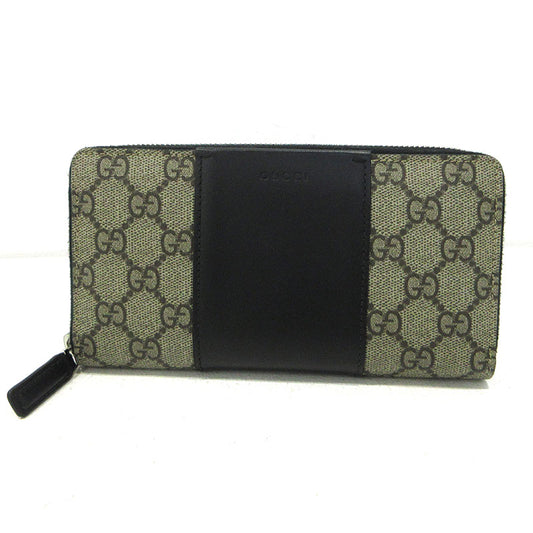 GUCCI | グッチ ラウンドファスナー 長財布 779879 KGDHN 9769 ベージュ×ブラック【三重本店】