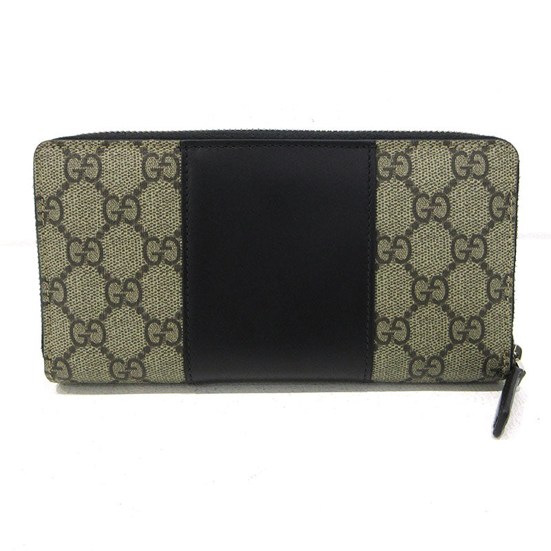 GUCCI | グッチ ラウンドファスナー 長財布 779879 KGDHN 9769 ベージュ×ブラック【三重本店】