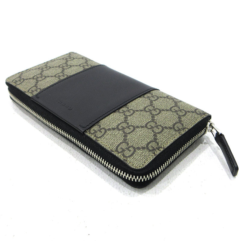 GUCCI | グッチ ラウンドファスナー 長財布 779879 KGDHN 9769 ベージュ×ブラック【三重本店】
