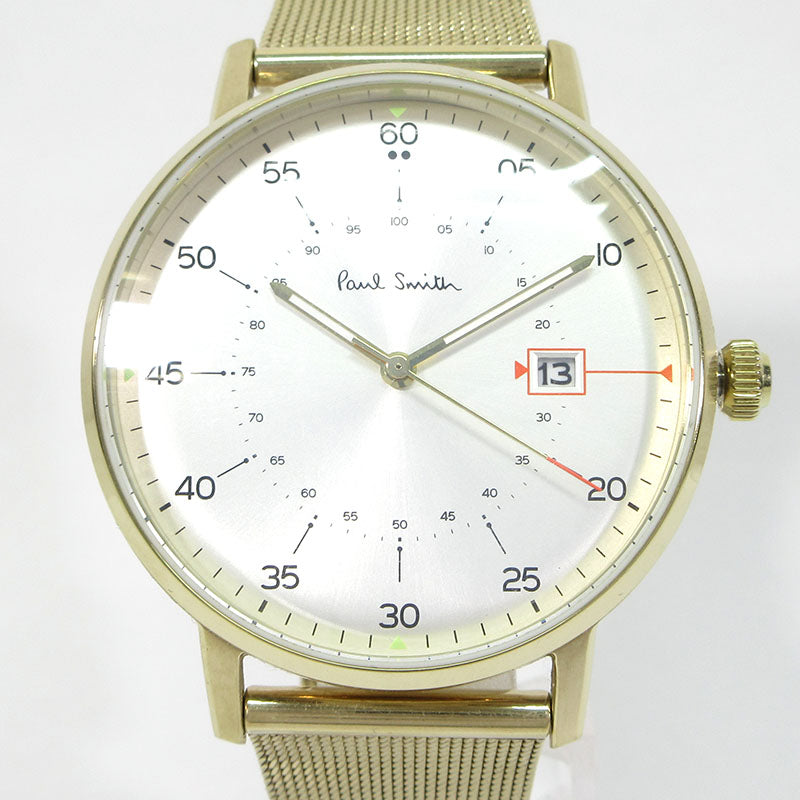 Paul Smith | ポール・スミス GAUGE ゲージ 腕時計 P10130 アナログ表示 クオーツ シルバー系×ゴールド【三重本店】