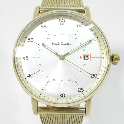 Paul Smith | ポール・スミス GAUGE ゲージ 腕時計 P10130 アナログ表示 クオーツ シルバー系×ゴールド【三重本店】