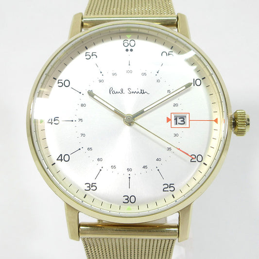 Paul Smith | ポール・スミス GAUGE ゲージ 腕時計 P10130 アナログ表示 クオーツ シルバー系×ゴールド【三重本店】