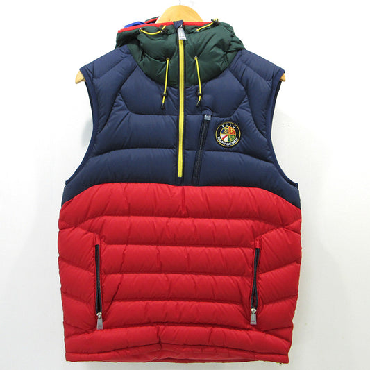 RALPH LAUREN | ラルフローレン クッキーパッチダウンベスト ダウンベスト レッド サイズ：S【三重本店】